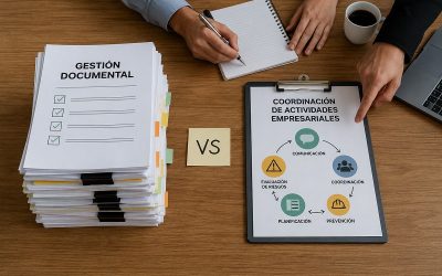 Diferencias entre coordinación de actividades empresariales y gestión documental: dos conceptos que no son lo mismo